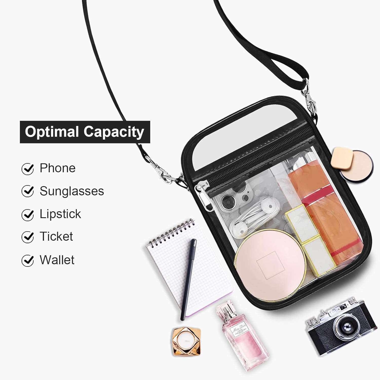 Stadium-Approved Clear Crossbody Bag — view 7