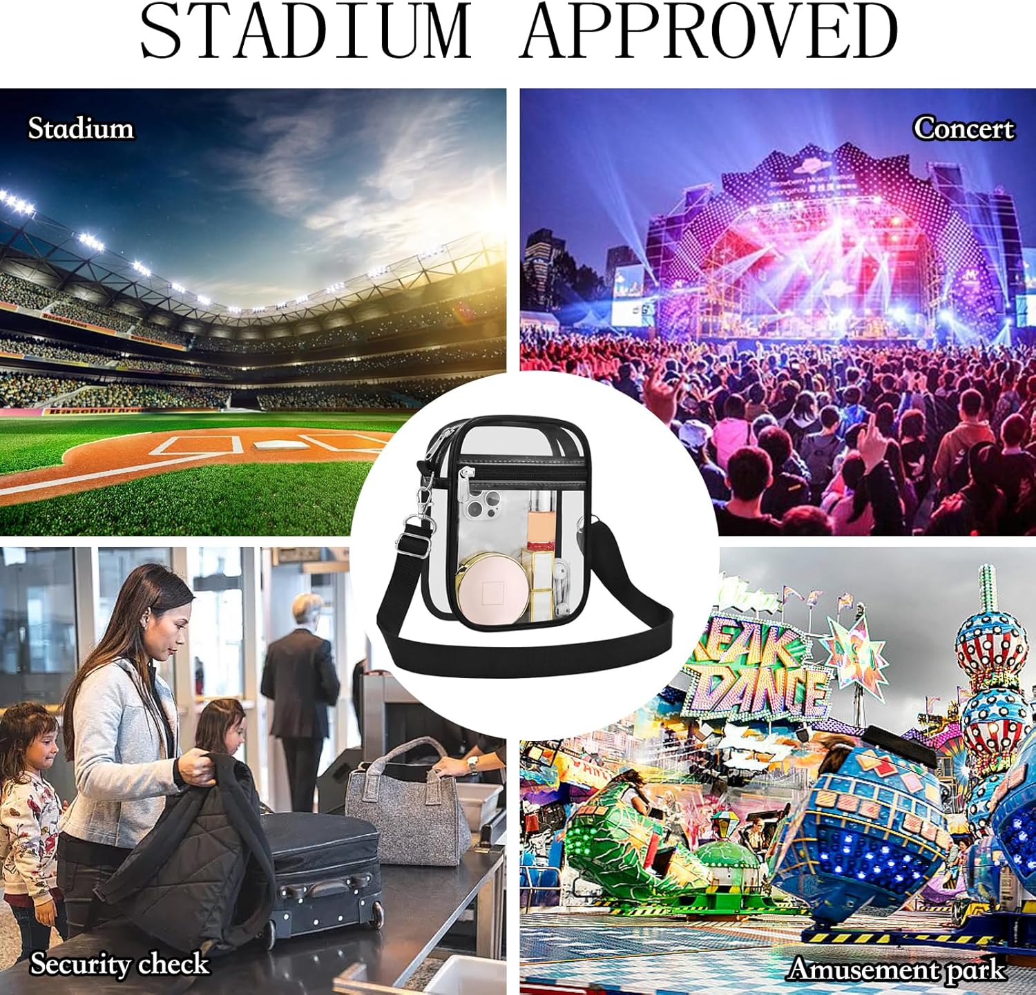 Stadium-Approved Clear Crossbody Bag — view 8