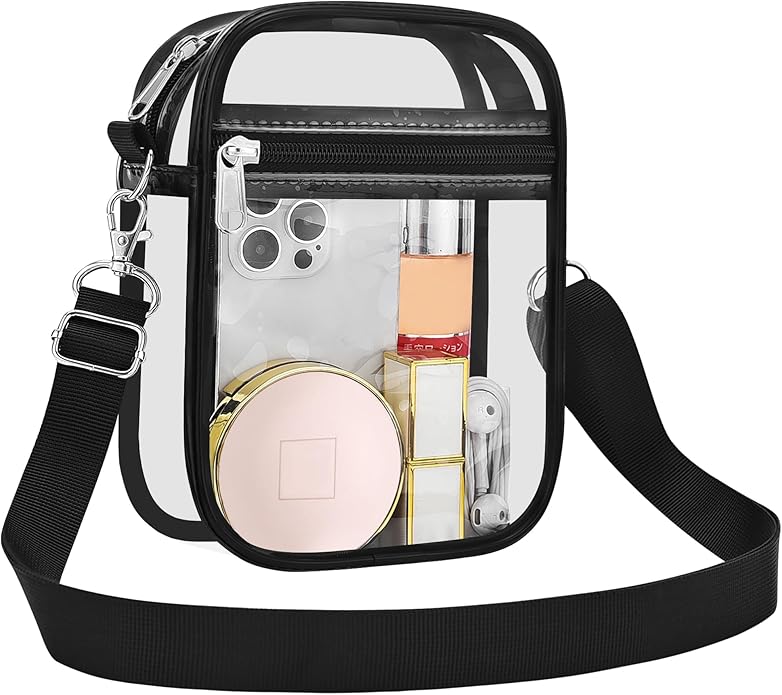 Stadium-Approved Clear Crossbody Bag