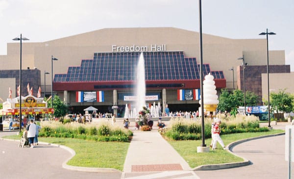 freedom hall capacity