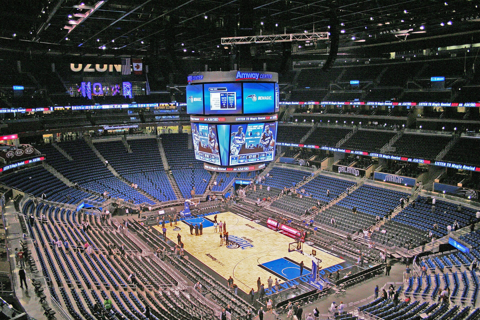 Amway Center Capacity Orland Magic Orlando FL