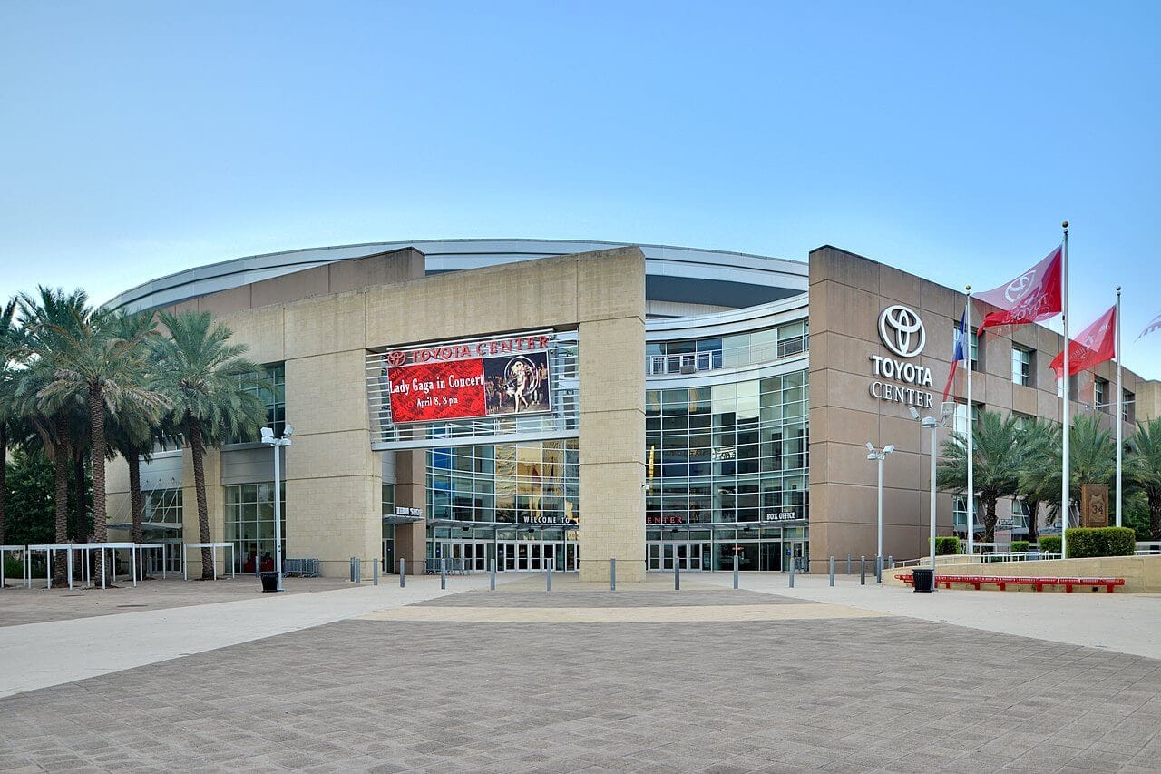 toyota center capacity