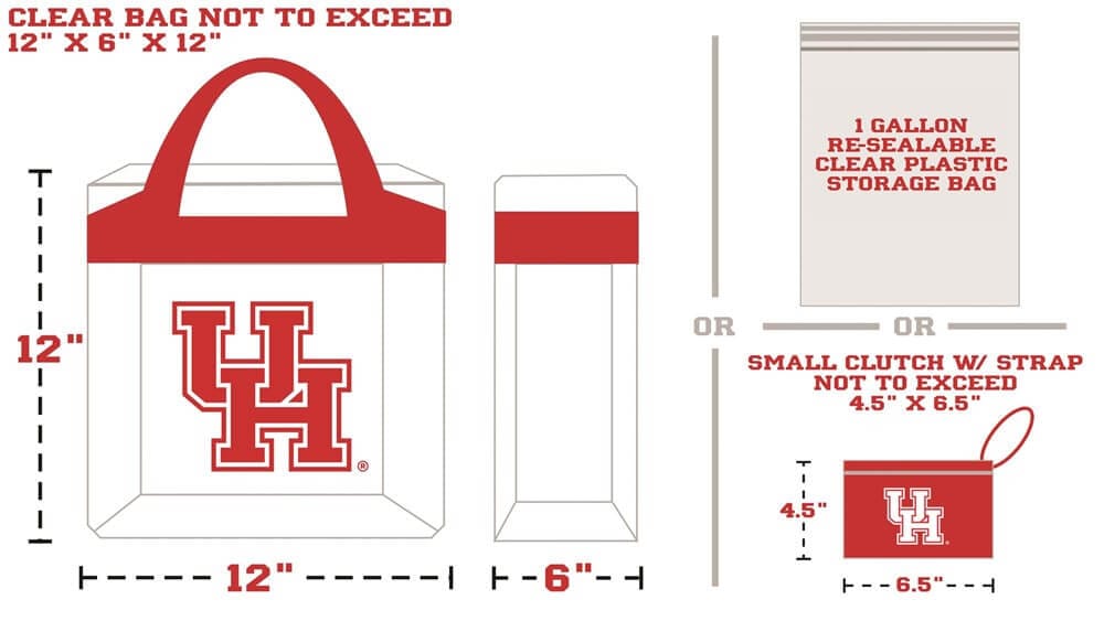 University Of Houston Football Stadium Bag Policy