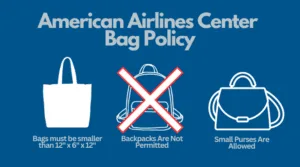 American Airlines Center Bag Policy