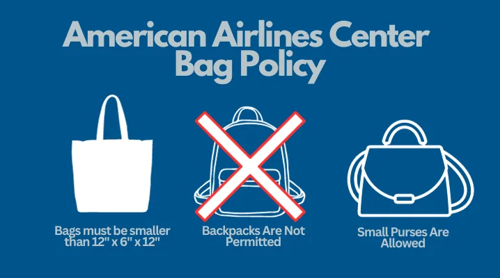 American Airlines Center Bag Policy
