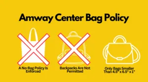 Amway Center Bag Policy