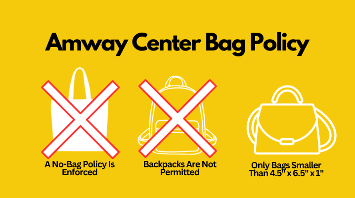 Amway Center Bag Policy