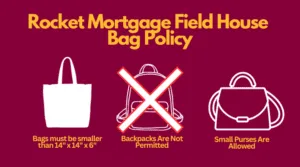 Rocket Mortgage Field House Bag Policy