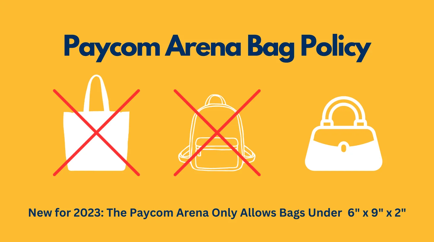 Paycom Bag Policy Oklahoma City