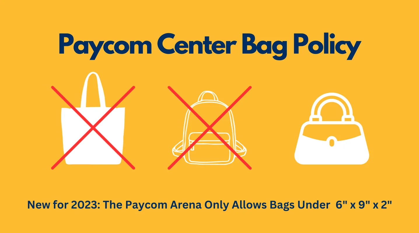 paycom center bag policy