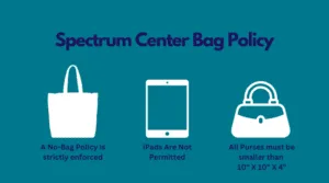 Spectrum Center Bag Policy