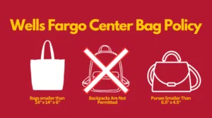 Wells Fargo Center Bag Policy