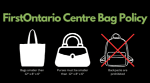 first ontario centre bag policy