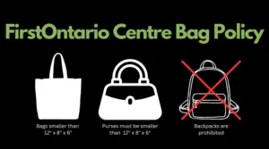 first ontario centre bag policy