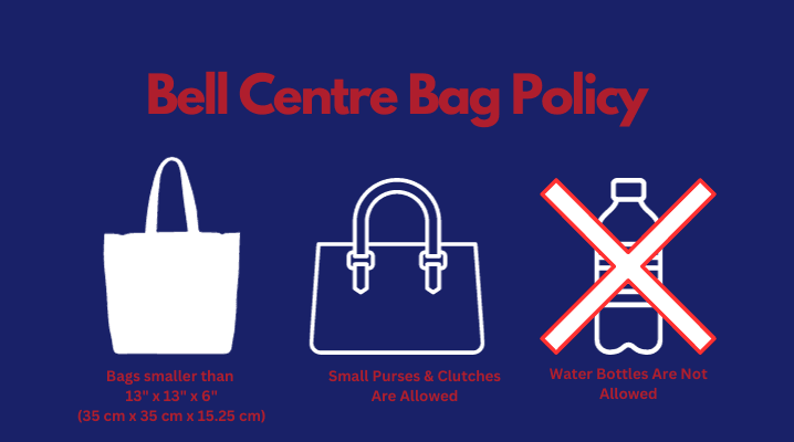 bell centre bag policy