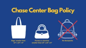 Chase Center Bag Policy