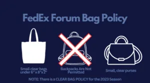 FedEx Forum Bag Policy