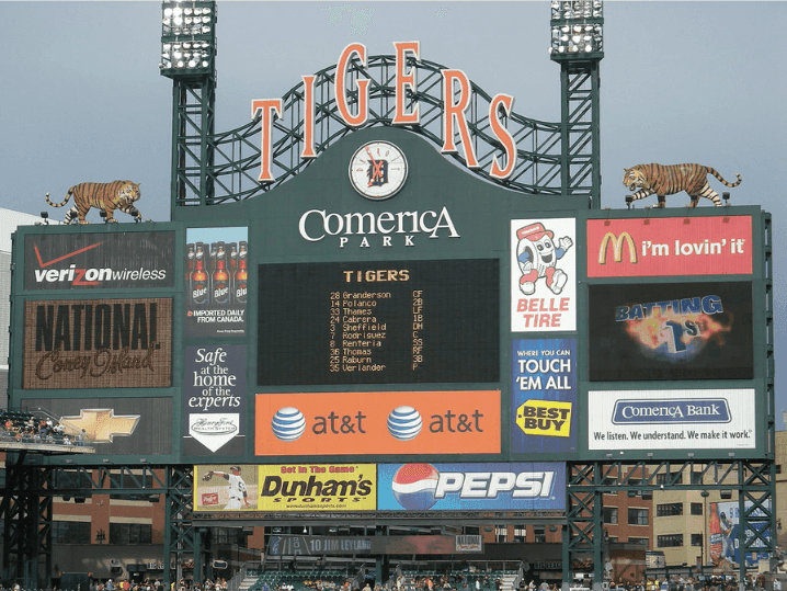 comerica park capacity