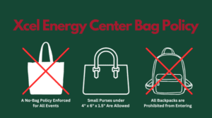 xcel energy center bag policy