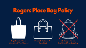 rogers place bag policy