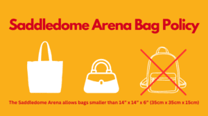 Saddledome Bag Policy