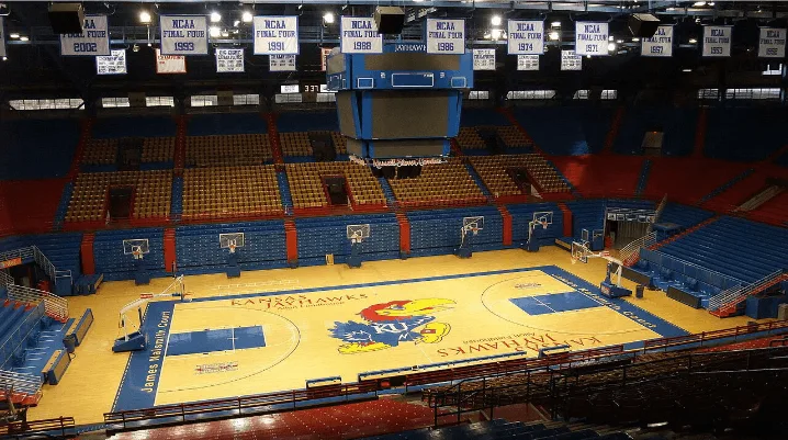 allen fieldhouse capacity