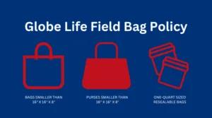 globe life field bag policy