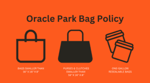 oracle park bag policy