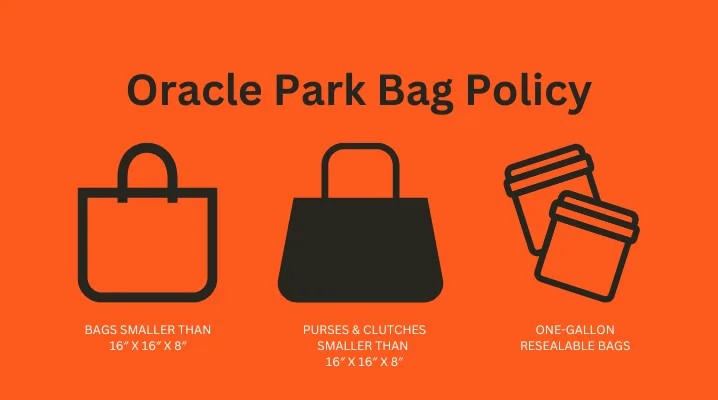 oracle park bag policy