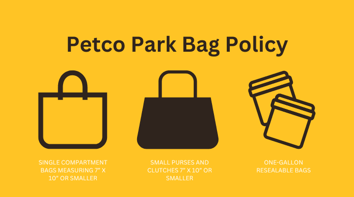 petco park bag policy