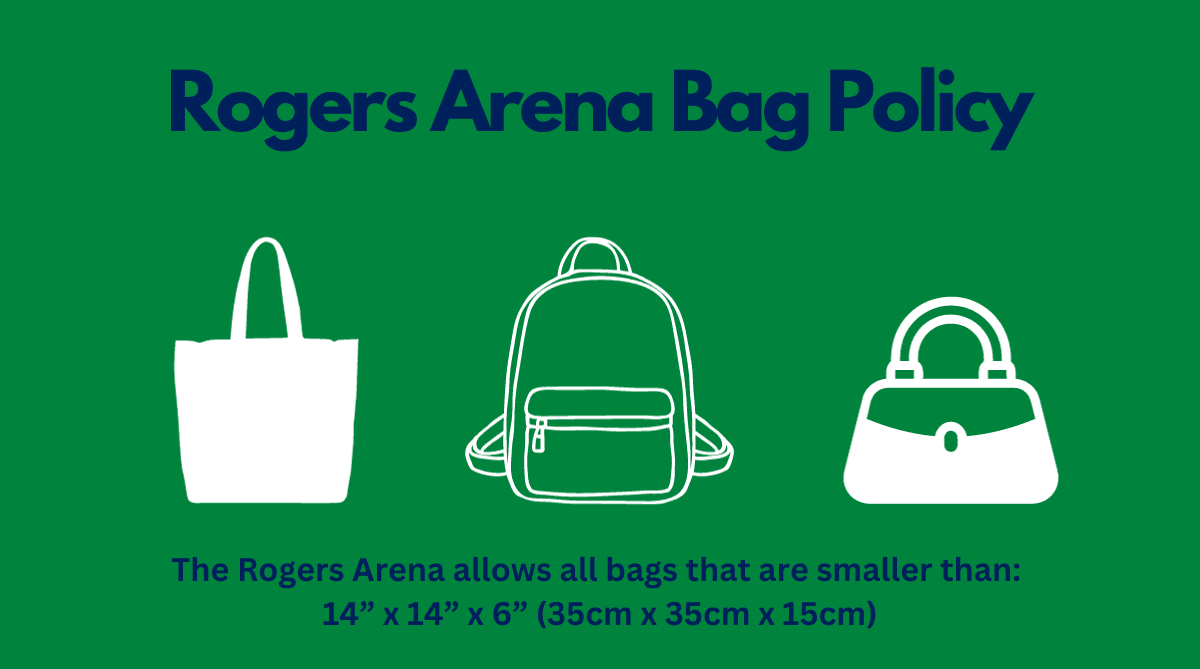 rogers arena bag policy