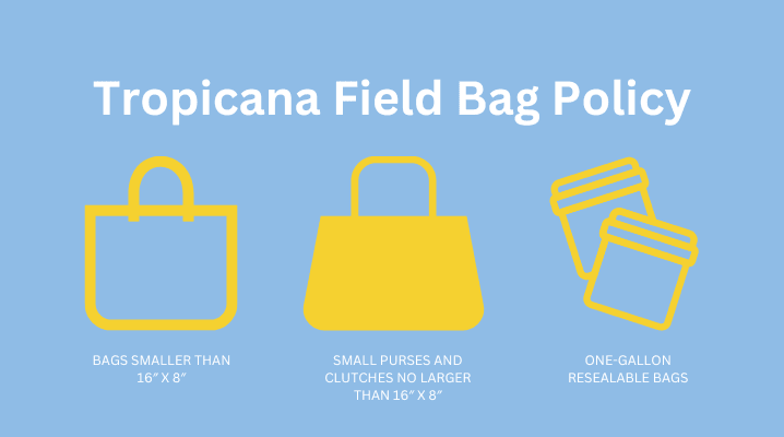 tropicana field bag policy