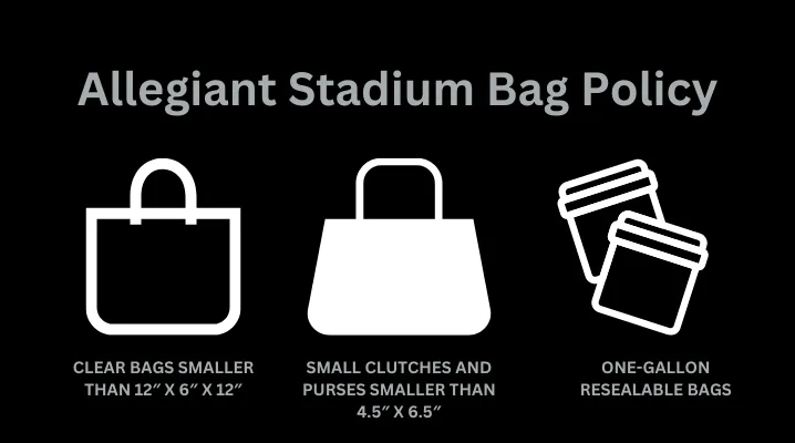 Allegiant Stadium Bag Policy