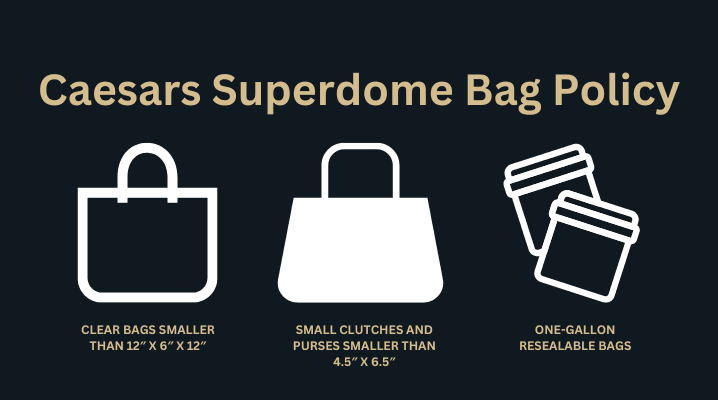 Caesars Superdome Bag Policy