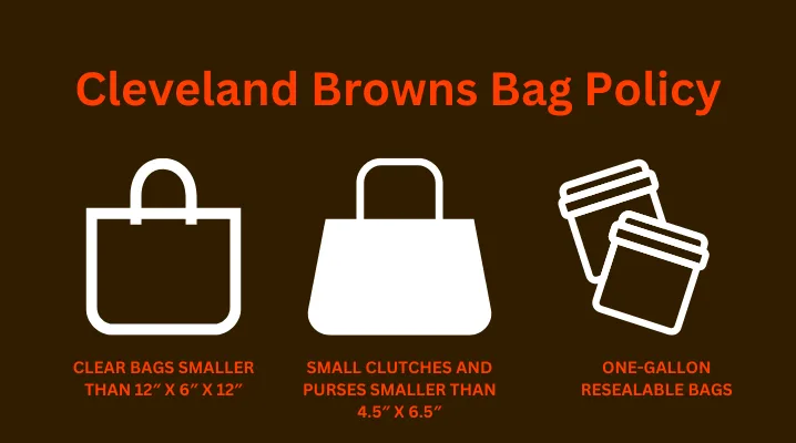 Cleveland Browns Bag Policy