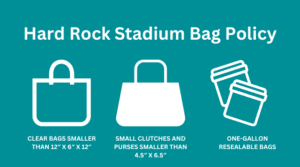 Hard Rock Stadium Bag Policy