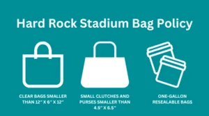 Hard Rock Stadium Bag Policy