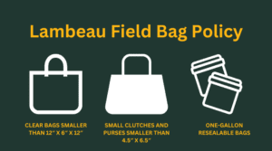 Lambeau Field Bag Policy