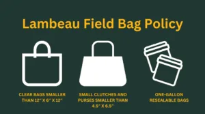 Lambeau Field Bag Policy