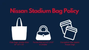 Nissan Stadium Bag Policy