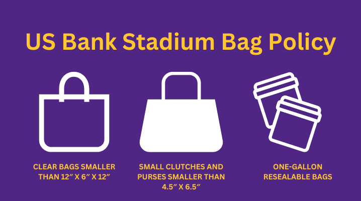 US Bank Stadium Bag Policy