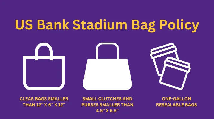 US Bank Stadium Bag Policy
