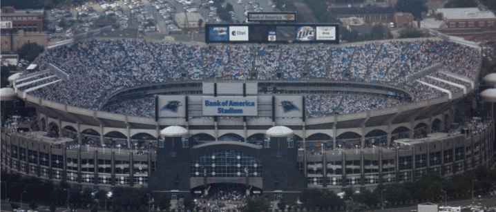 bank of america stadium capacity