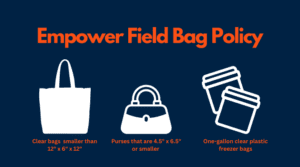 empower field bag policy