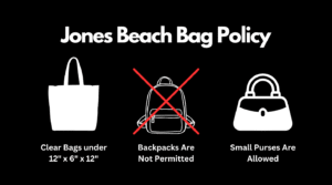 Jones Beach bag policy
