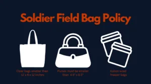 soldier field bag policy