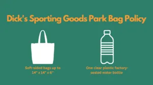 Dick's Sporting Goods Park Bag Policy