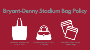 Bryant-Denny Stadium Bag Policy