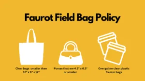 Faurot Field Bag Policy