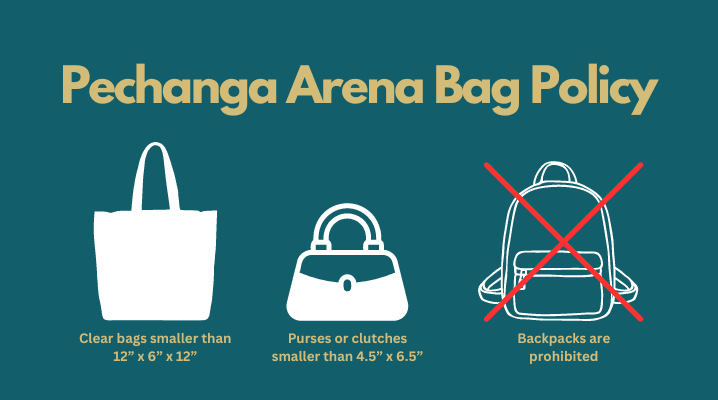 Pechanga Arena Bag Policy